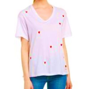 NWT PEACE LOVE WORLD ANA S/S V NECK SIZE S